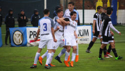 Esultanza Chrysostomou U17 A e B Inter-Udinese